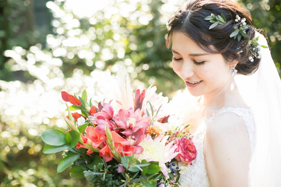 個性的でかわいい おしゃれ花嫁ヘアスタイルをご紹介 でら婚