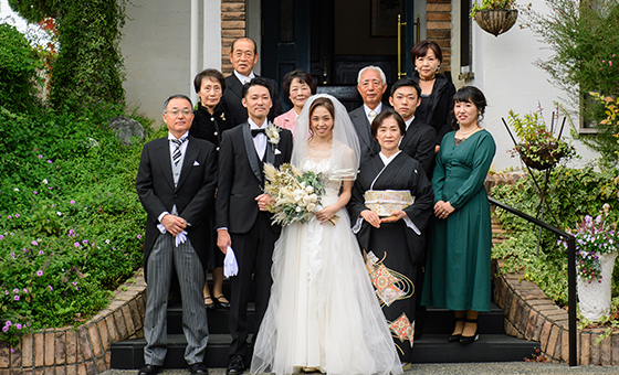 家族婚 名古屋市のオリジナル結婚式プロデュース アールウエディングス
